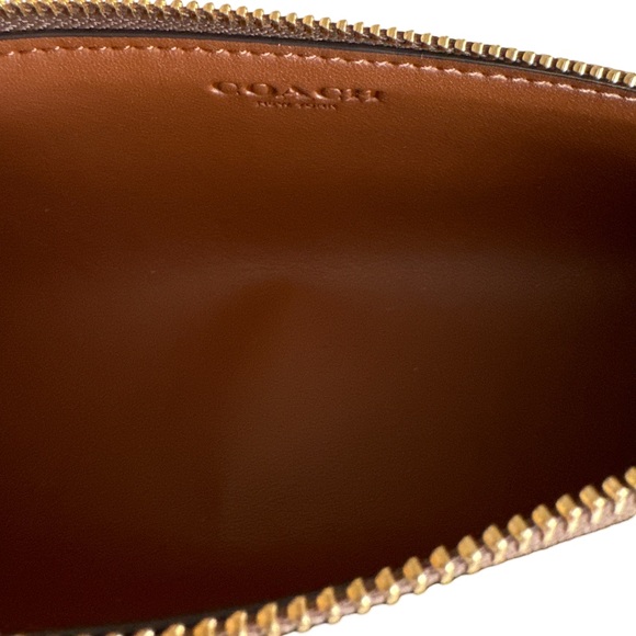 COACH Signature Canvas Slim Pouch - Picture 6 of 6